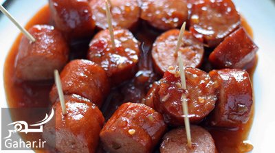 دستور تهیه سوسیس تند و شیرین