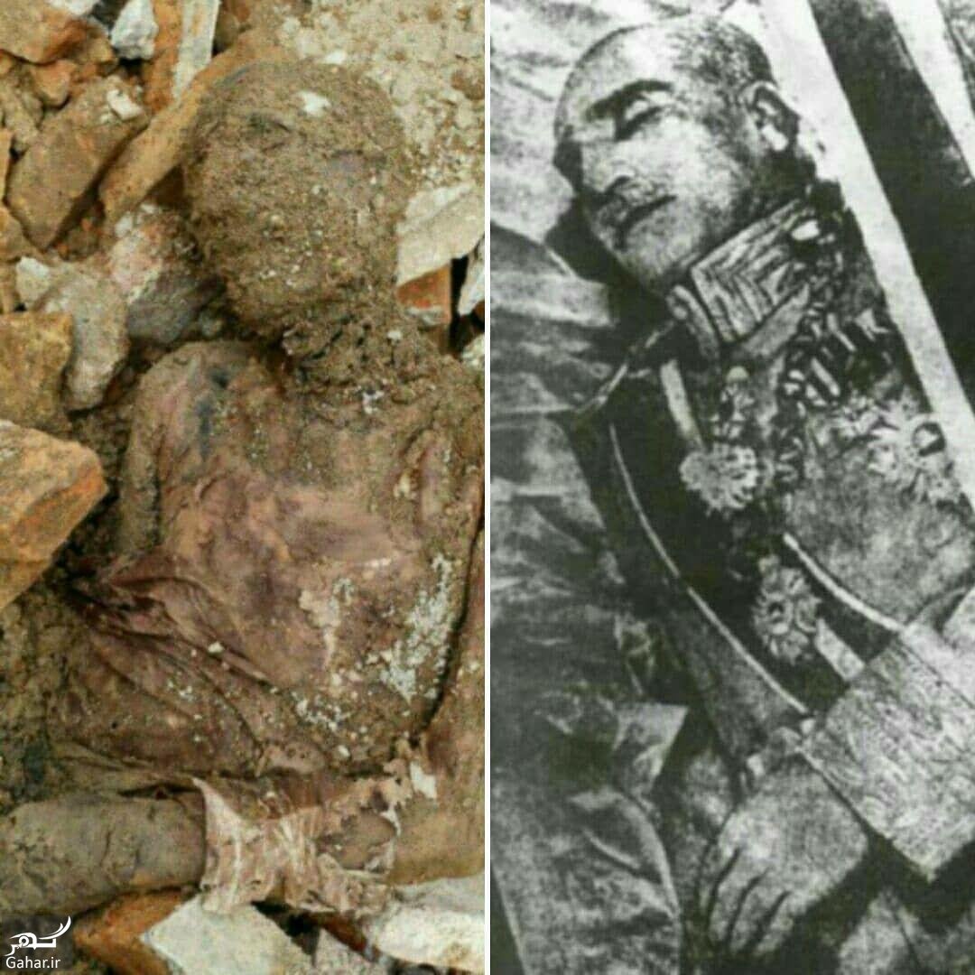 عکس مومیایی رضا شاه