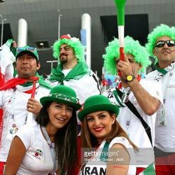 عکس تماشاگران ایرانی بازی ایران مراکش در روسیه / 17 عکس