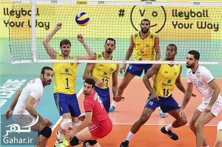 زمان بازی والیبال ایران برزیل 19 خرداد 97