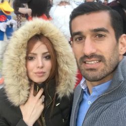 عکس عروسی کاپیتان تیم ملی و همسرش لب دریا !