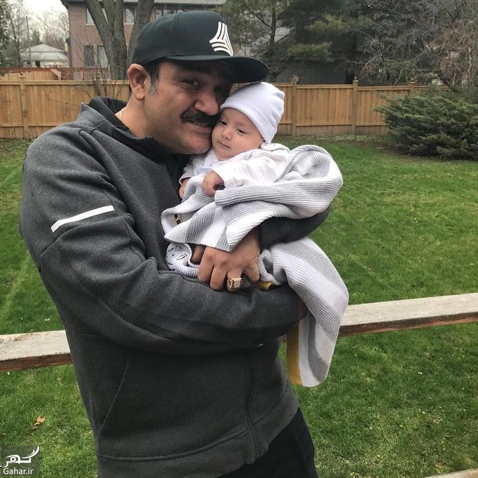عکس جدید مهران غفوریان و دخترش هانای سه ماهه