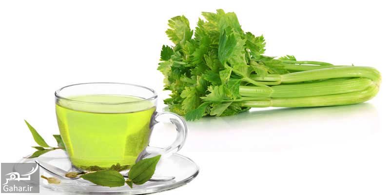 دمنوش چای سبز و کرفس و طرز تهیه آن