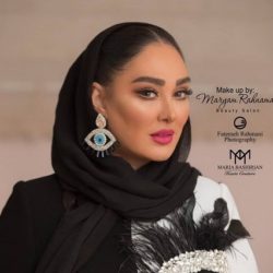 میکاپ و استایل عجیب الهام حمیدی در نوزدهمین جشن حافظ / 7 عکس