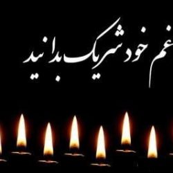 پیام تسلیت به همکار