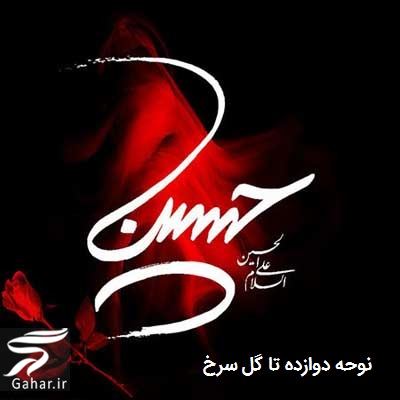 نوحه دوازده تا گل سرخ