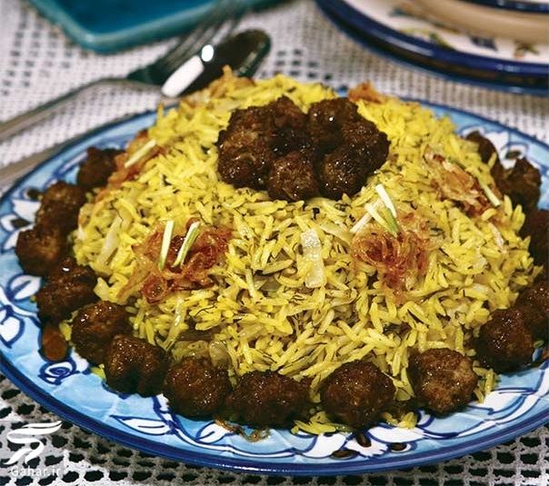 طرز تهیه کلم پلو شیرازی