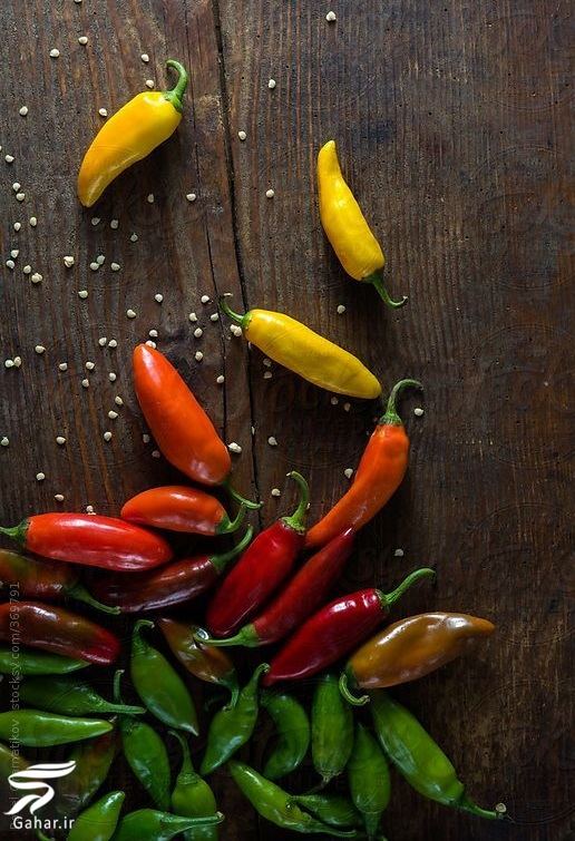 خواص انواع فلفل های رنگی