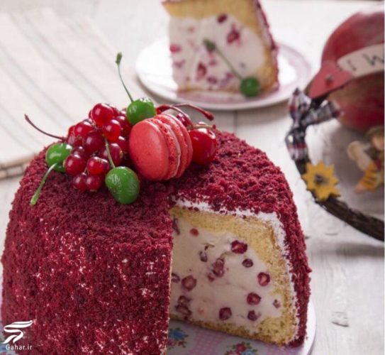 طرز تهیه شارلوت انار