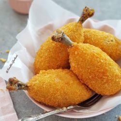 طرز تهیه ران مرغ سوخاری (پنیری) + فیلم آموزش