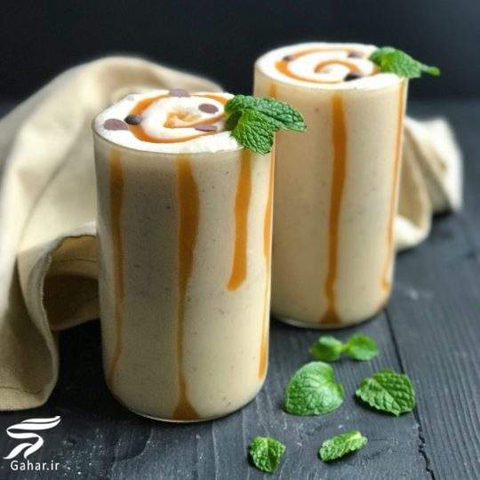 طرز تهیه میلک شیک کارامل خوشمزه