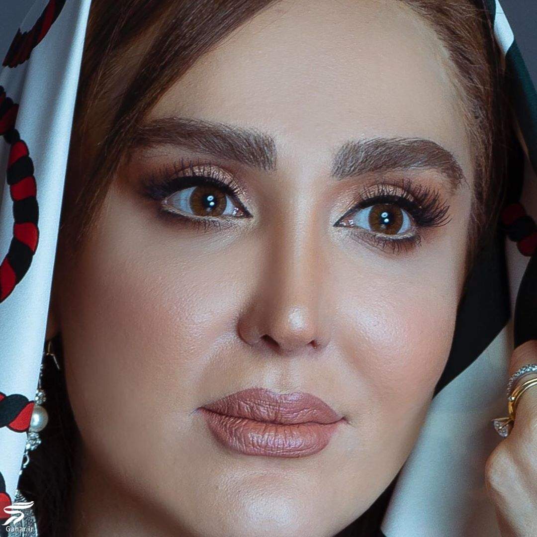 عکس آتلیه ای زهره فکورصبور با آرایش متفاوت