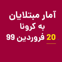 اعلام آمار مبتلایان کرونا 20 فروردین 99 ایران و جهان