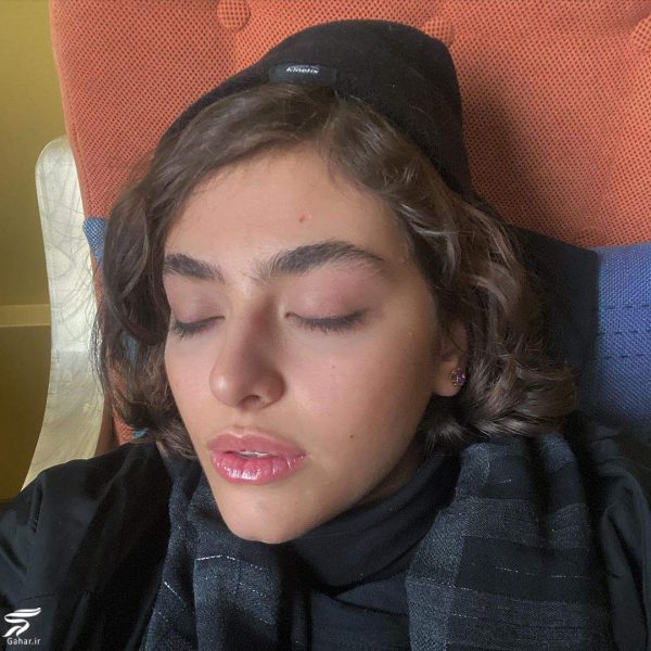 عکس ریحانه پارسا در خواب و دلتنگی اش برای روزهای قبل از کرونا