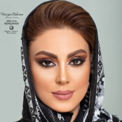 عکس هایی از آرایش نیلوفر شهیدی با مدل موی متفاوت