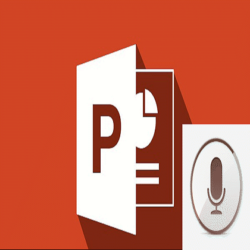 نحوه ضبط صدا در پاورپوینت