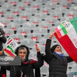 عکسهای زنان در ورزشگاه آزادی بازی ایران و عراق