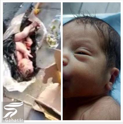 آخرین وضعیت نوزاد پیدا شده در سطل زباله
