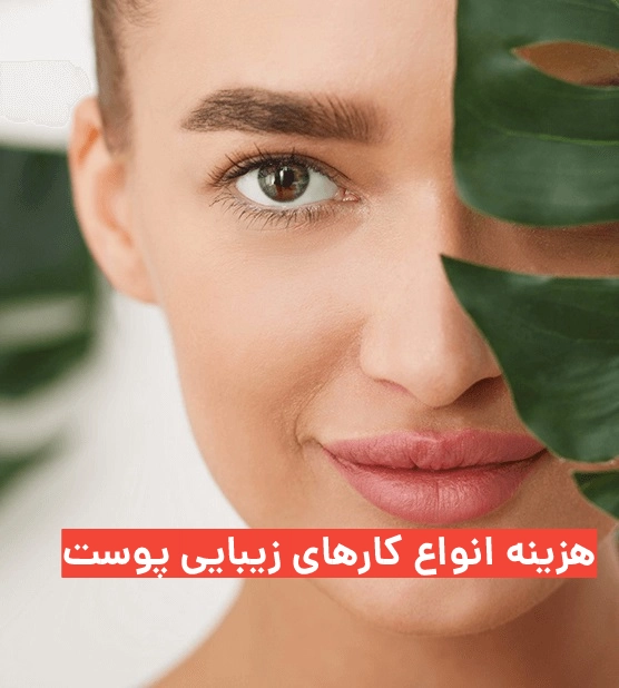 انواع کارهای زیبایی پوست و هزینه آنها