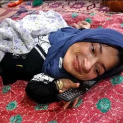 بیوگرافی فریبا معصومی معلول هنرمند