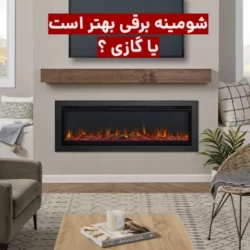 شومینه برقی بهتر است یا گازی؟