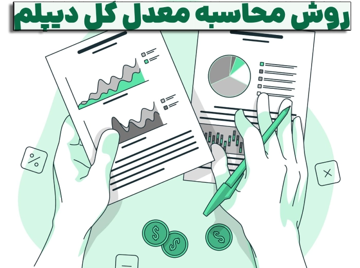 روش محاسبه معدل کل دیپلم✅ کتبی و نهایی