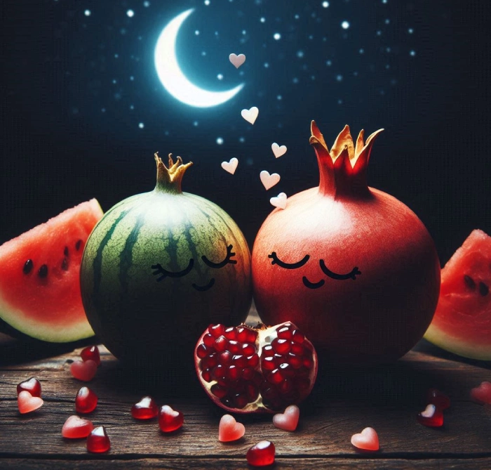 متن تبریک یلدا عاشقانه + کارت پستال
