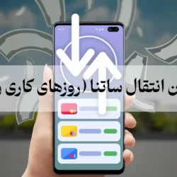 مدت زمان انتقال ساتنا (روزهای کاری و تعطیل)