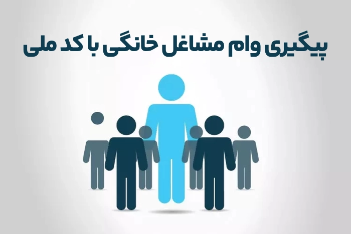 پیگیری وام مشاغل خانگی با کد ملی
