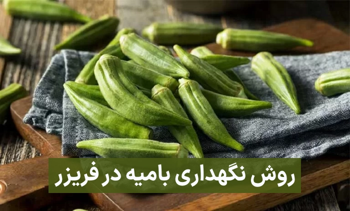 روش نگهداری بامیه در فریزر + نکات مهم نگهداری