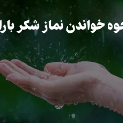 نحوه خواندن نماز شکر باران [نماز شکر برای بارش باران]