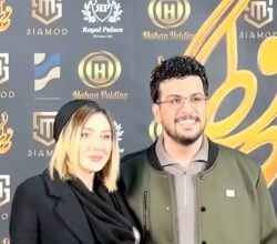 اولین عکس امیرحسین قیاسی و همسرش + فیلم