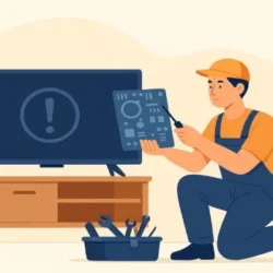 میدونستی بیشتر تلویزیون‌هایی که روشن نمیشن، قابل تعمیر هستن؟