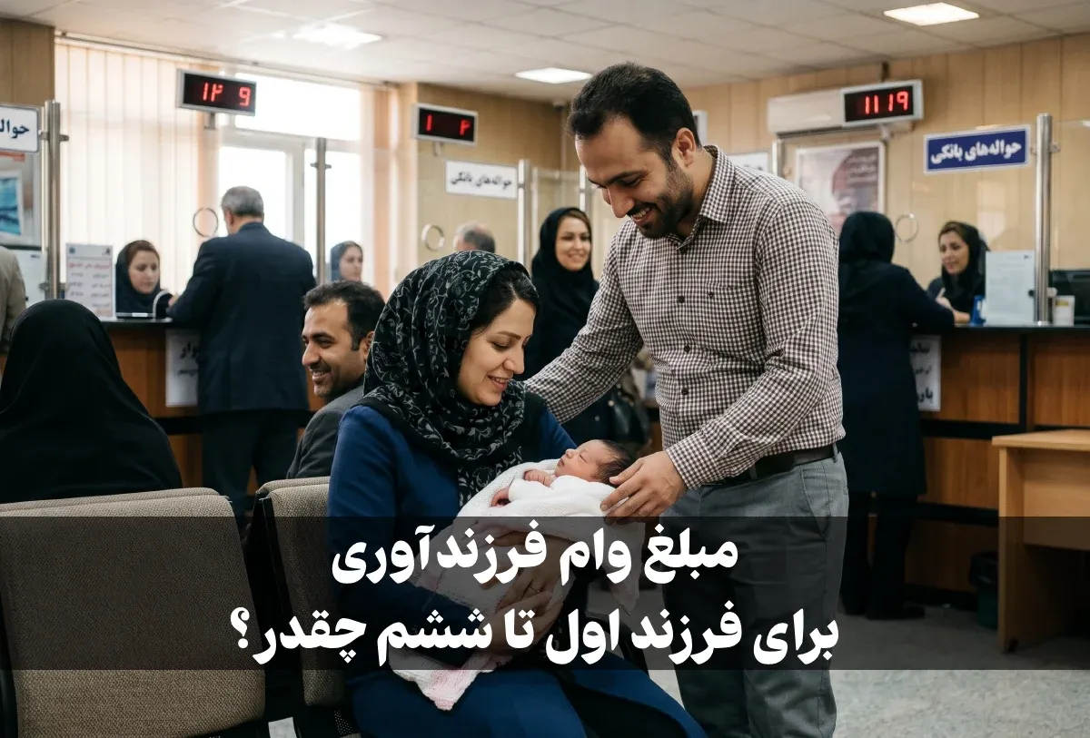مبلغ وام فرزند آوری فرزند اول، دوم، سوم، چهارم، پنجم و ششم + شرایط و پیگیری