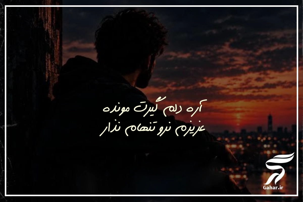 آره دلم گیرت مونده عزیزم نرو تنهام نذار